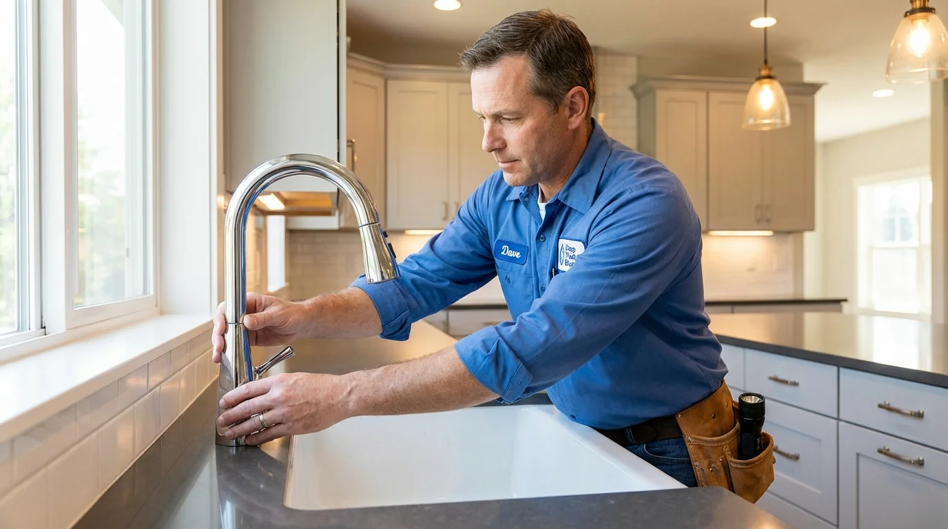 Kitchen faucet installation by Johns Plumbing LLC in Arapahoe